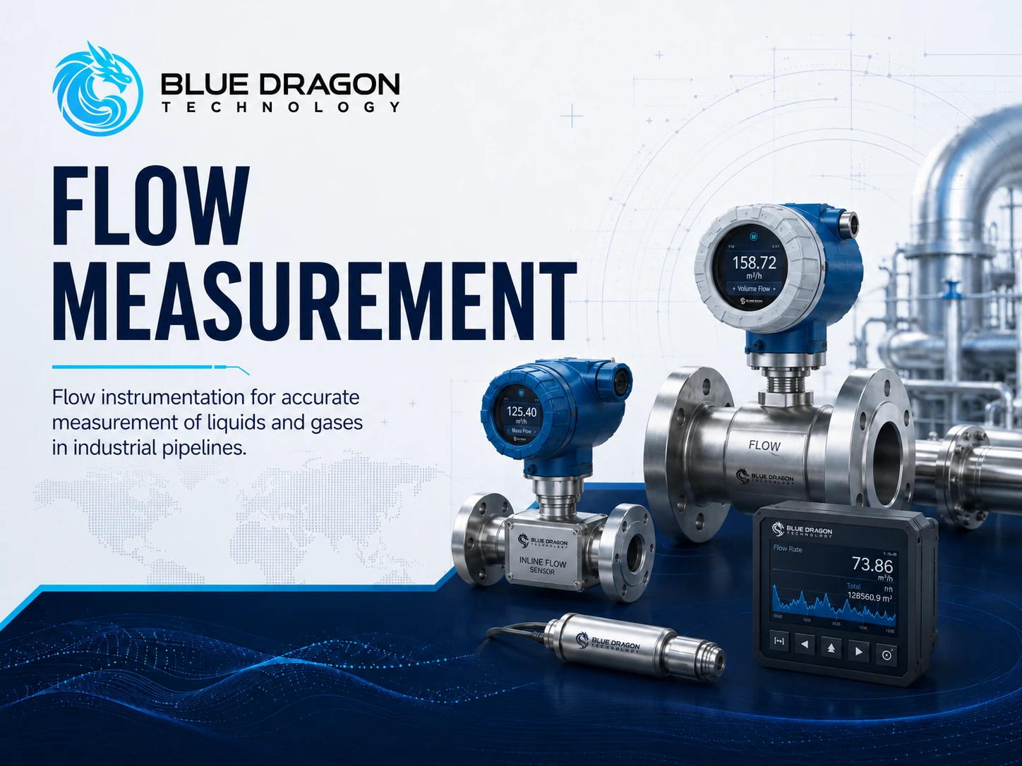 Blue Dragon Flow Measurement instrument series for accurate liquid and gas flow instrumentation