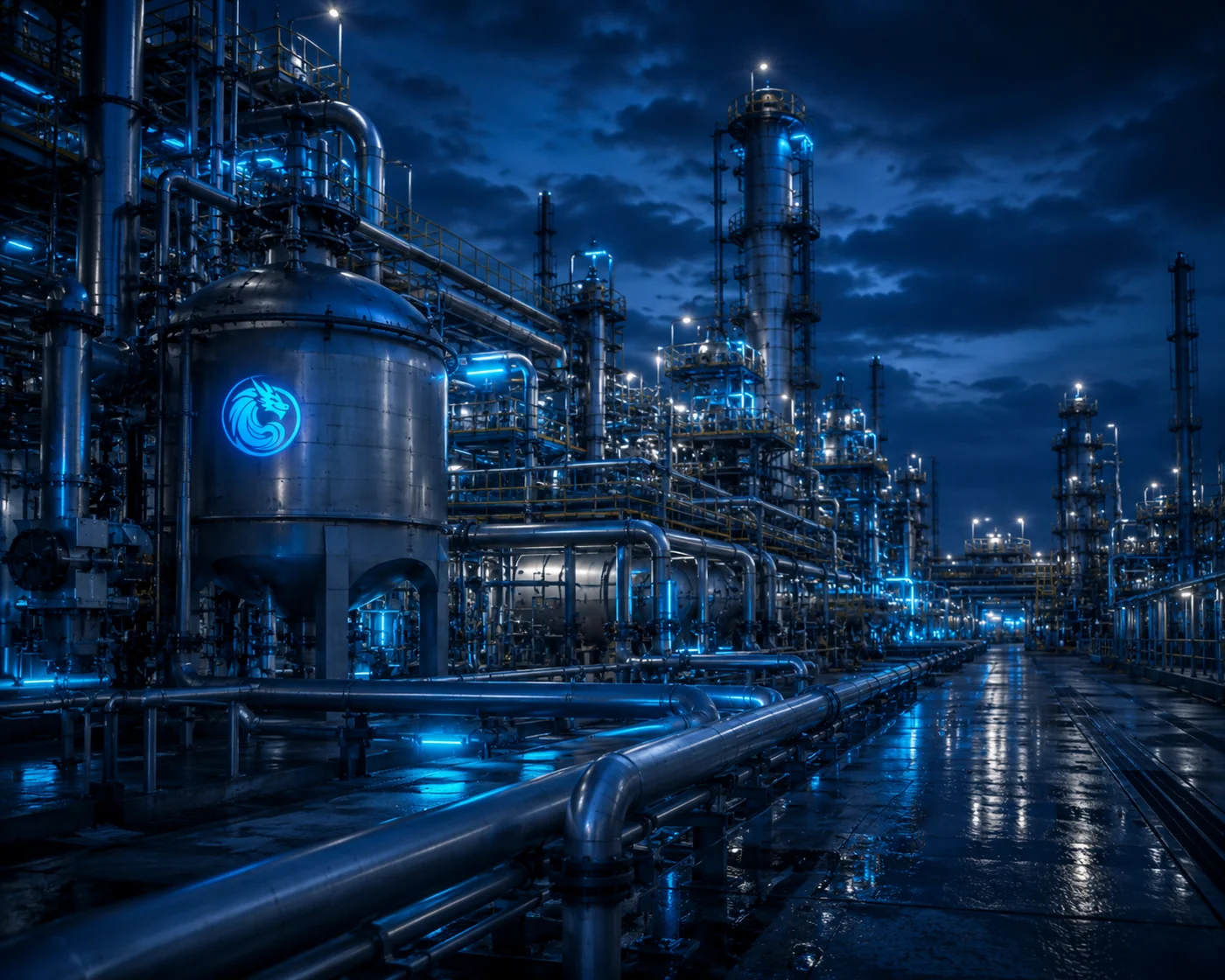 Blue Dragon instrumentation at a fertilizer and chemical processing plant