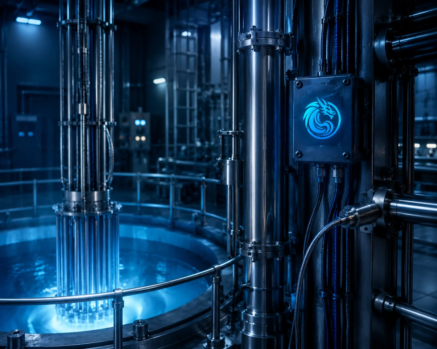 Blue Dragon nuclear in-core temperature measurement instrumentation in a reactor monitoring environment