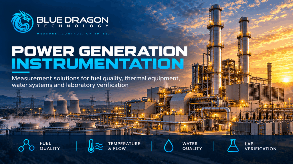 Power Generation Instrumentation: Measurement Solutions from Fuel Supply to Steam, Cooling Water and Wastewater